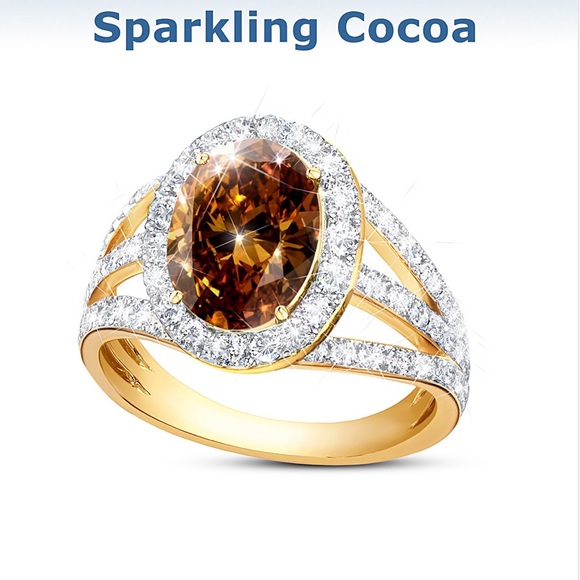 18k gold-plated solid sterling silver ring - Picture 4 of 7